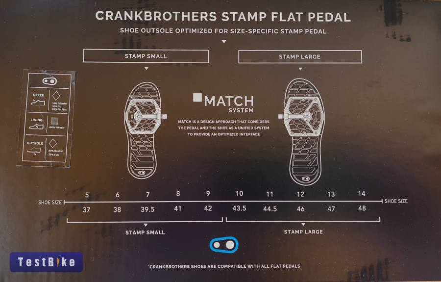 CRANKBROTHERS STAMP SPEED LACE - Flat  Enduro cipő