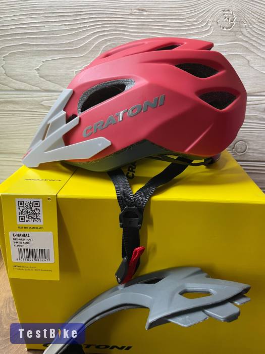 Cratoni C-Maniac gyerek full face sisak levehető állvédővel