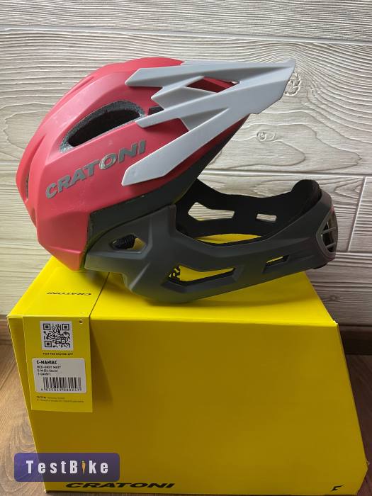 Cratoni C-Maniac gyerek full face sisak levehető állvédővel
