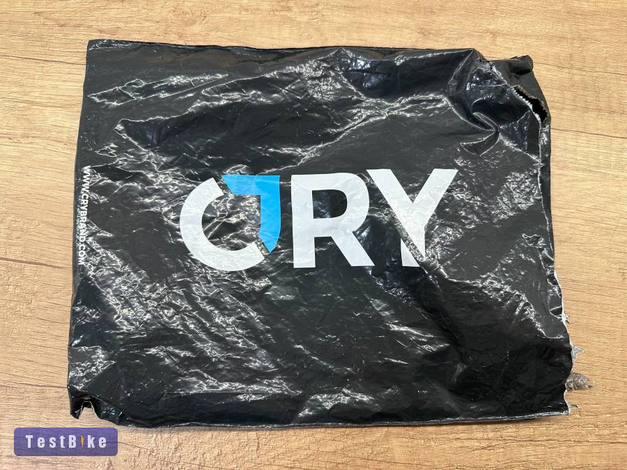 CRY brand fekete/szürke/camo BMX/MTB kesztyű (L)