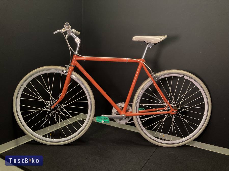 csajos városi fixie/single speed bringa