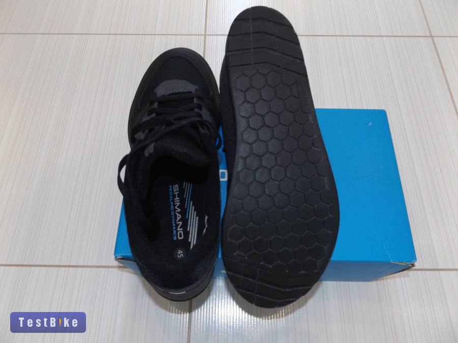 Csak felpróbált Shimano SH-GR5 flat cipő, papíron 45-ös
