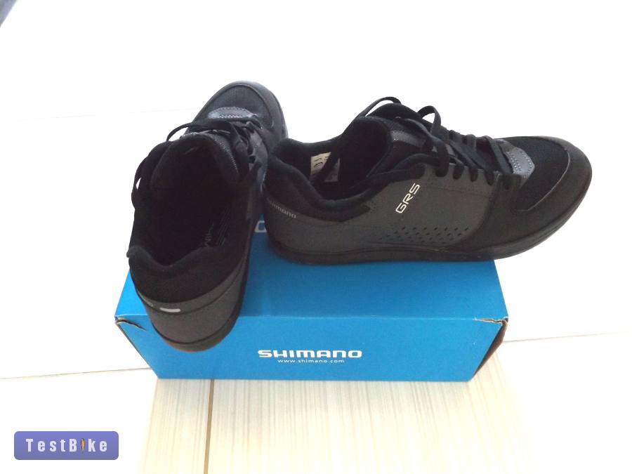 Csak felpróbált Shimano SH-GR5 flat cipő, papíron 45-ös