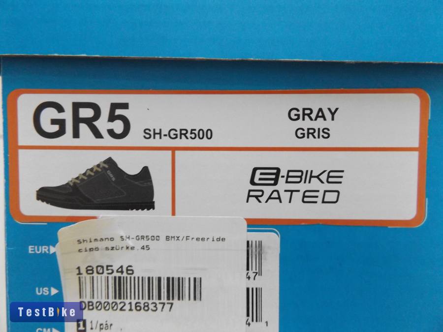 Csak felpróbált Shimano SH-GR5 flat cipő, papíron 45-ös