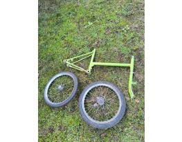 Csepel Csaba váz, villa, kerekek