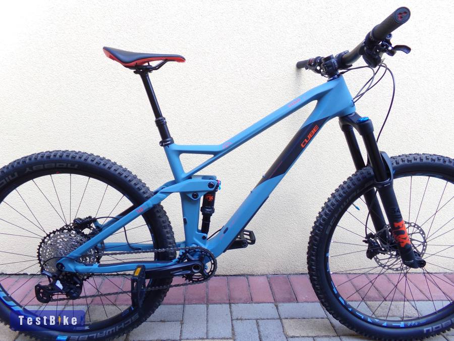 Cube Stereo 140 Race Carbon enduro tárcsafék, 1x12 XT, FOX34