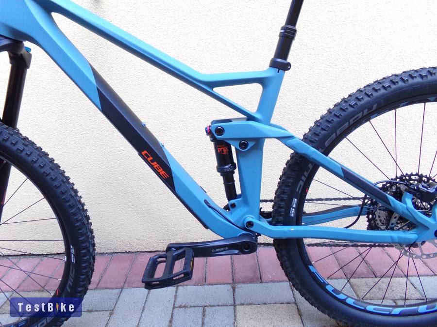Cube Stereo 140 Race Carbon enduro tárcsafék, 1x12 XT, FOX34