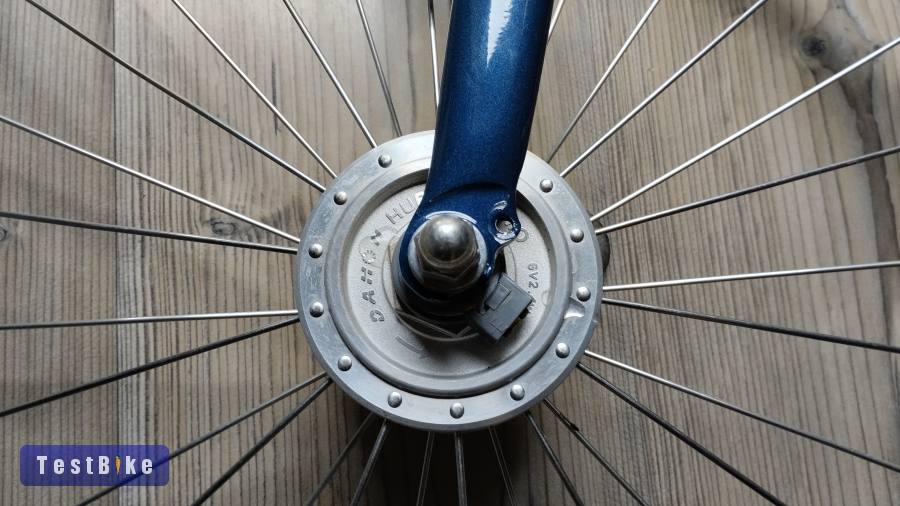 Dahon folding bike első alumínium villa agydinamós kerék 24 