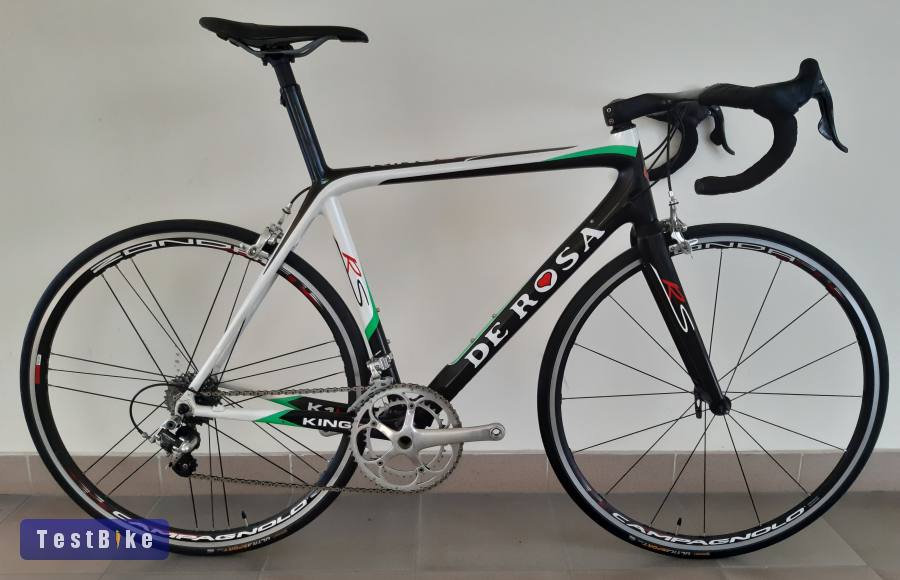 De Rosa King 3 RS karbon országúti kerékpár. Használt, szép 