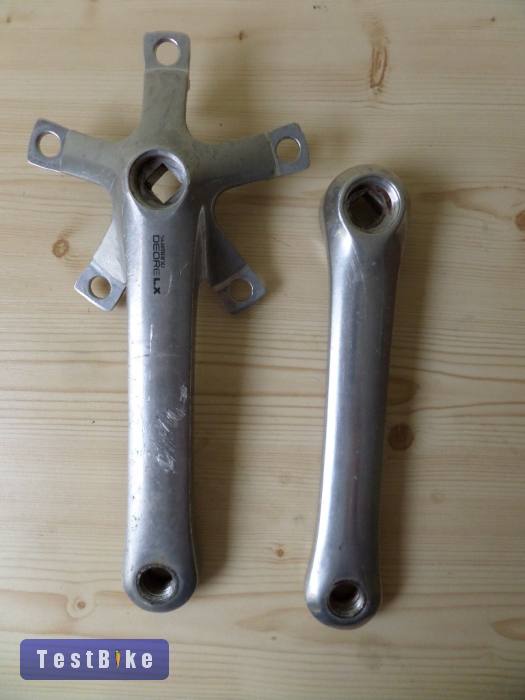 Deore LX hajtókar szett, szimpla vagy tripla hajtás 170 mm-es