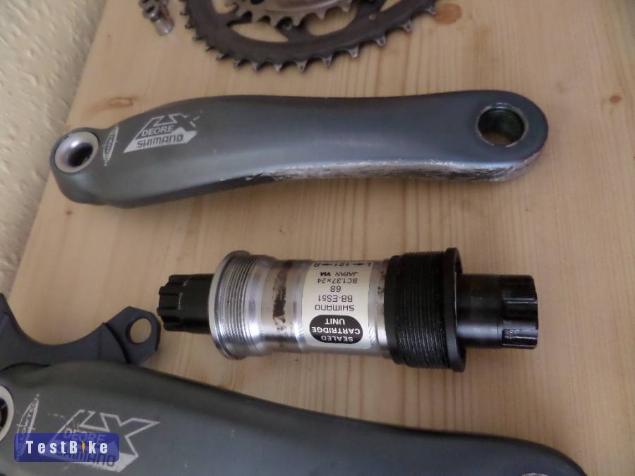 Deore LX M 570 octalinkes hajtókar szett 104 lyukkör 