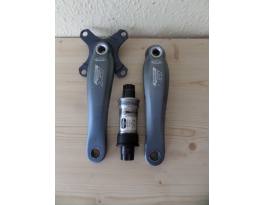 Deore LX M 570 octalinkes hajtókar szett 104 lyukkör 