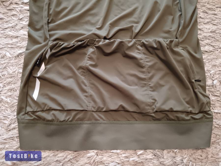 Donen hosszú ujjú kerékpáros mez, khaki színű. 