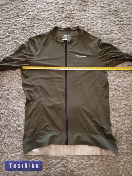 Donen hosszú ujjú kerékpáros mez, khaki színű. 