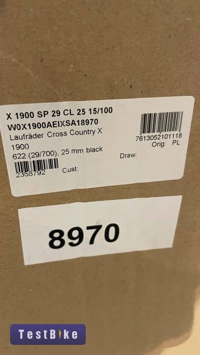 Dt Swiss X1900SP CL25 non-boost eladó