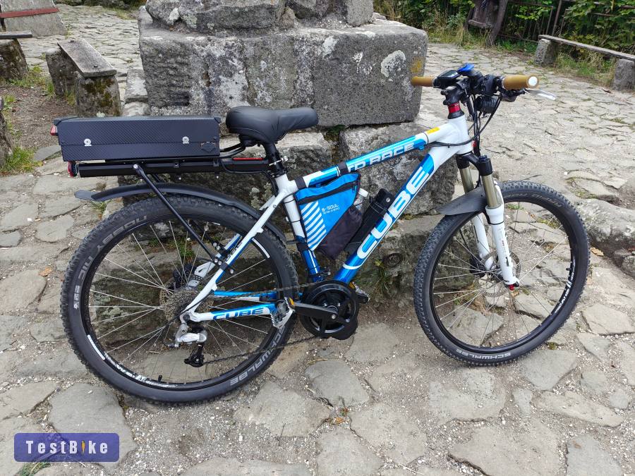 Egyedi építésű Cube elektromos kerékpár - 300 Km hatótávval