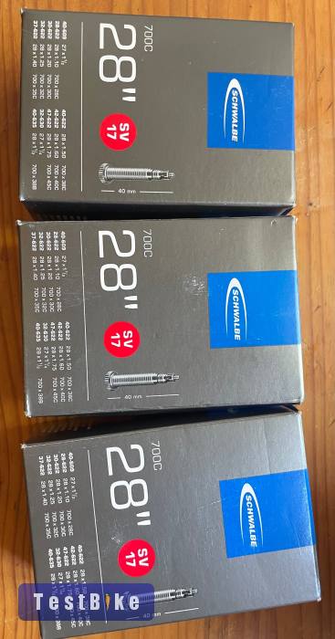 Eladó 3db Schwalbe 28” 700C SV17 bicikli belső gumi