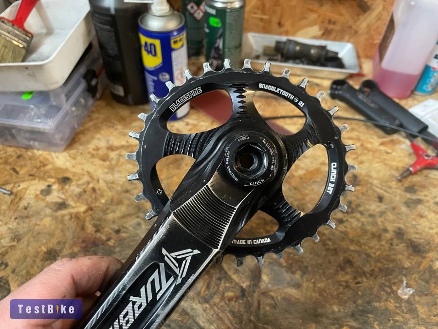 Eladó egy Race Face Turbine integrált hajtás+oval tányér32t 