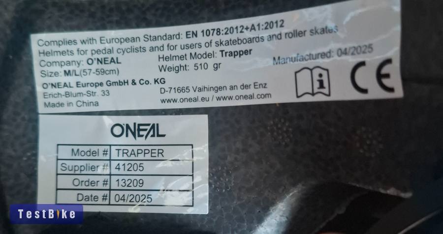 Eladó oneal trapper