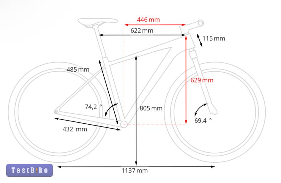 Eladó Radon Jealous AL 8.0 20" (L) MTB extrákkal kiváló