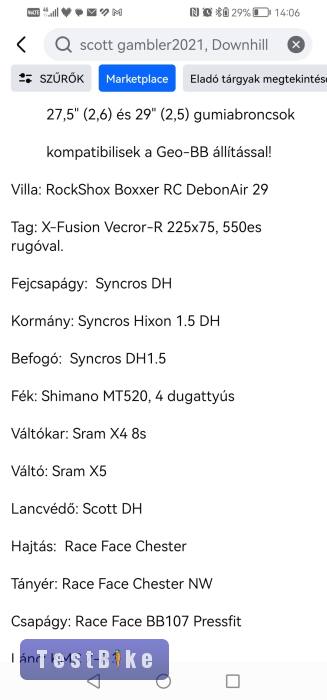 Eladó Scott Gambler 