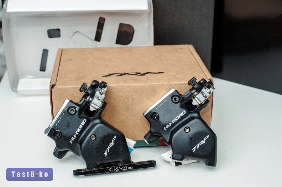 Eladó TRP HY/RD flat mount féknyereg pár — bowdenes-hidrauli