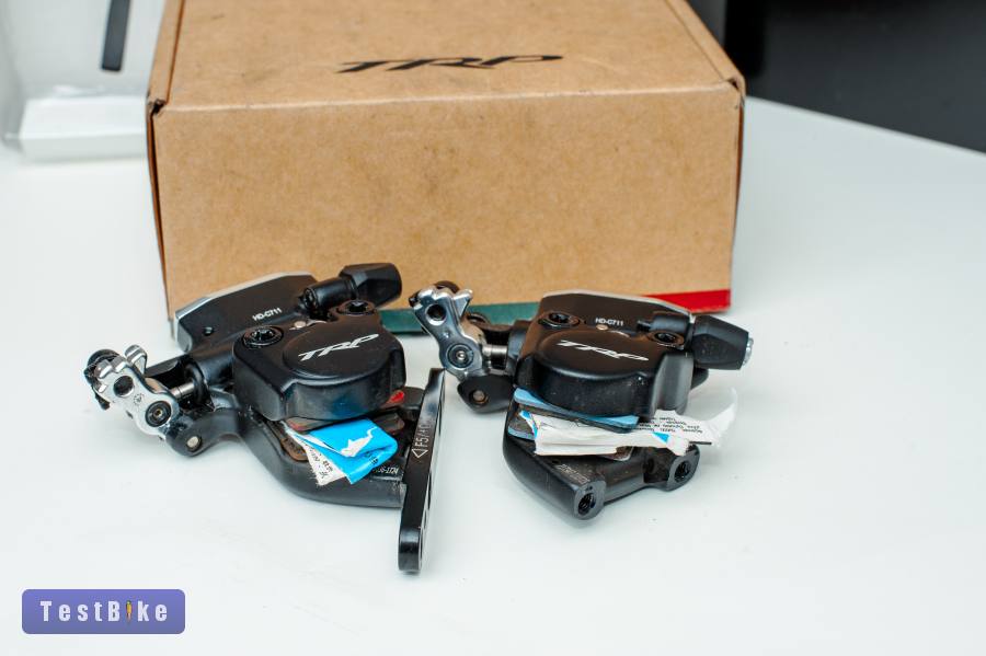 Eladó TRP HY/RD flat mount féknyereg pár — bowdenes-hidrauli