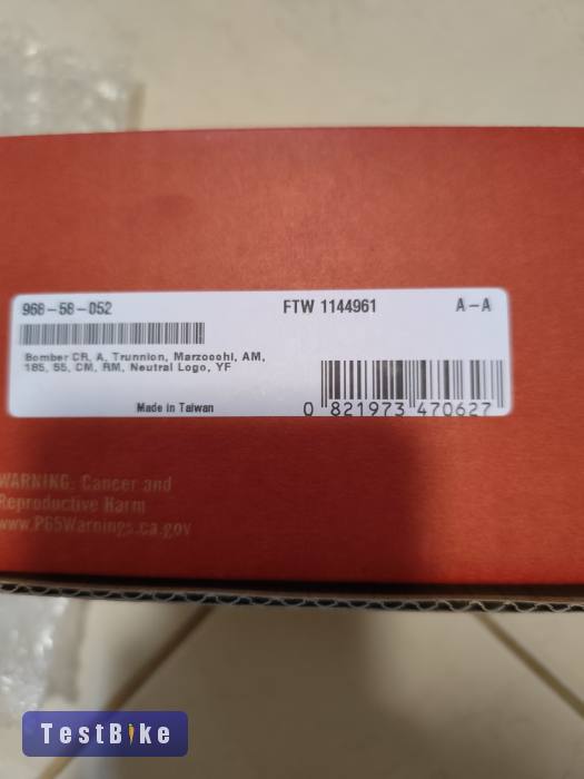 Eladó új Marzocchi Bomber CR tag! Trunnion 185x55