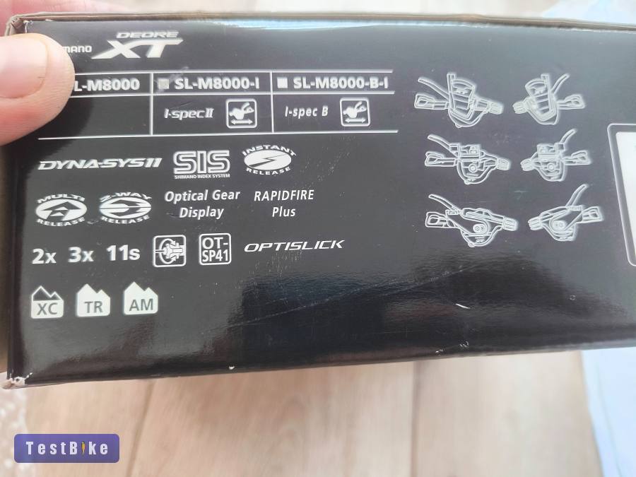 Eladó új Shimano XT SL-M8000-I 2/3x11 váltókar pár