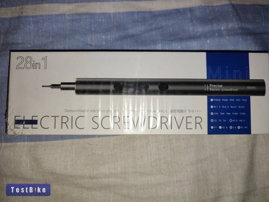 Elektromos csavarhúzó készlet 28in1 bontatlan 28 féle 