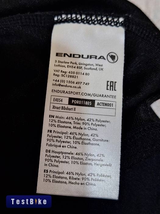 Endura Xtract II "M" méret