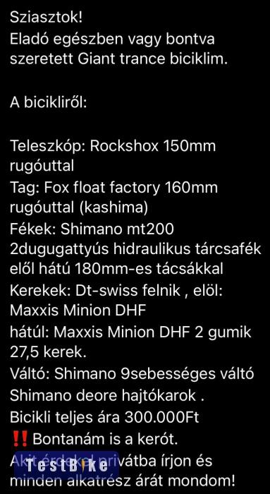 Enduro bicikli