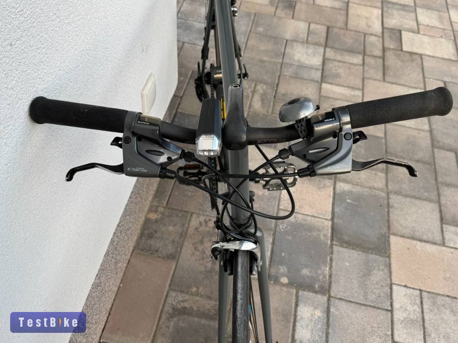 Épített acélvázas fitness / városi kerékpár 57 cm