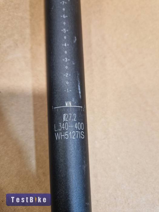 Ergotec Futura állítható nyeregcső 27,2 / 340 mm- új állapot