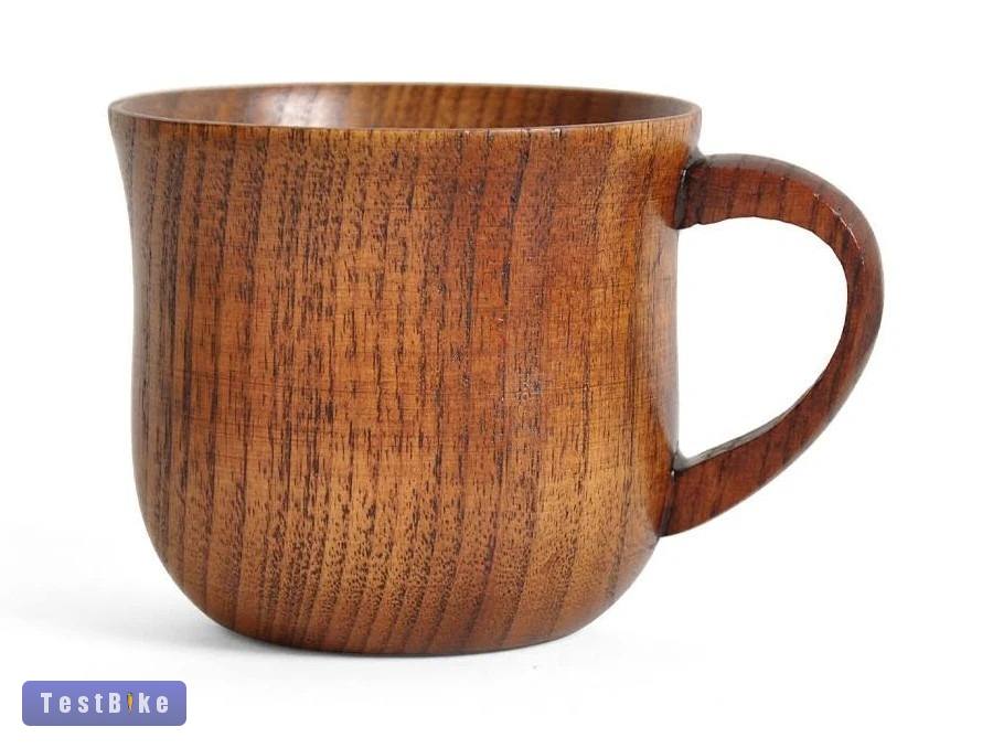 Fa bögre Jujube Ziziphus fából 330 ml új  