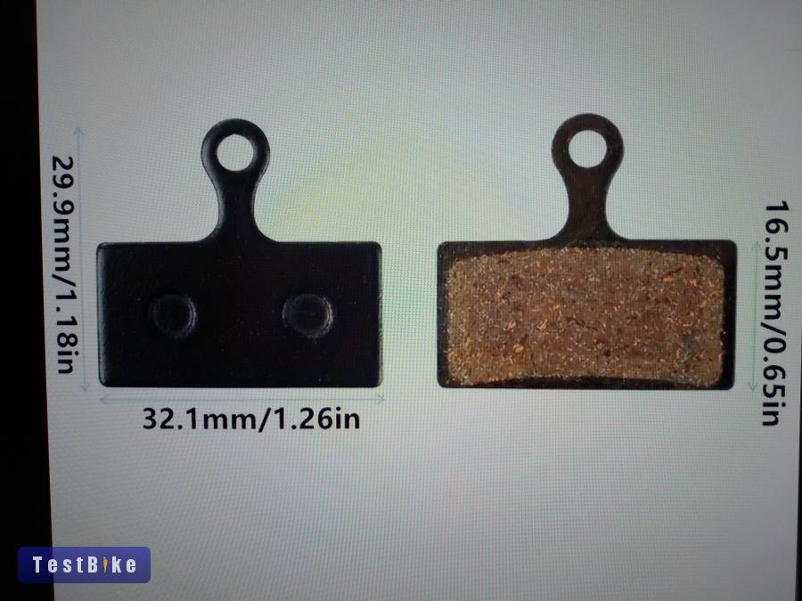 Fékbetétek XTR , XT , SLX , Alfine , 2 dugattyús fékekhez .