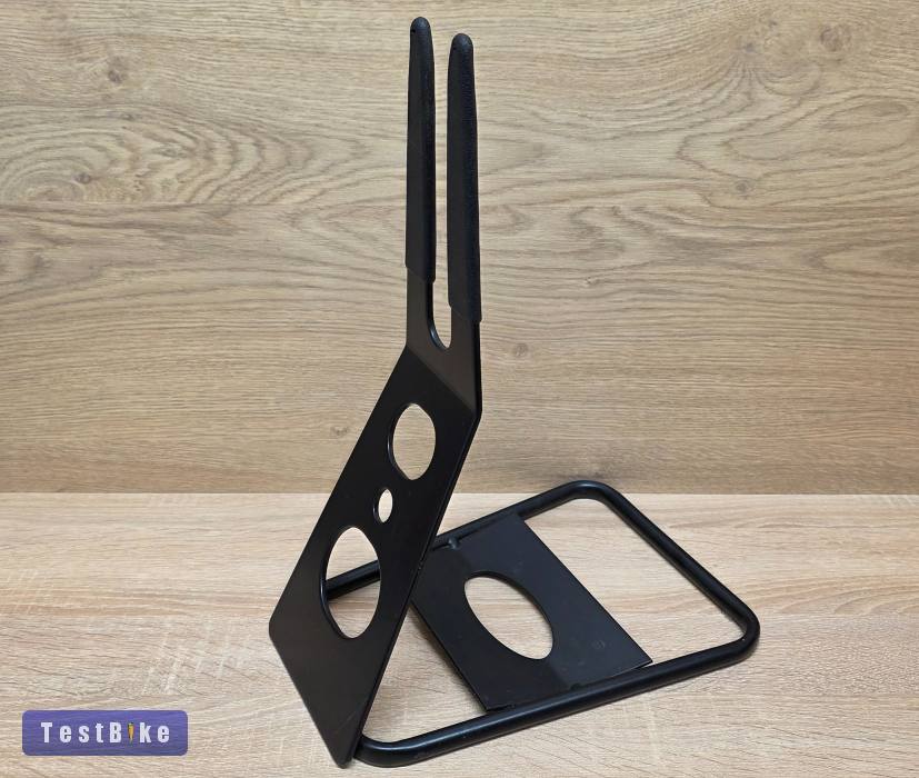 Szép áll.fekete fém erős kerékpártartó állvány eladó