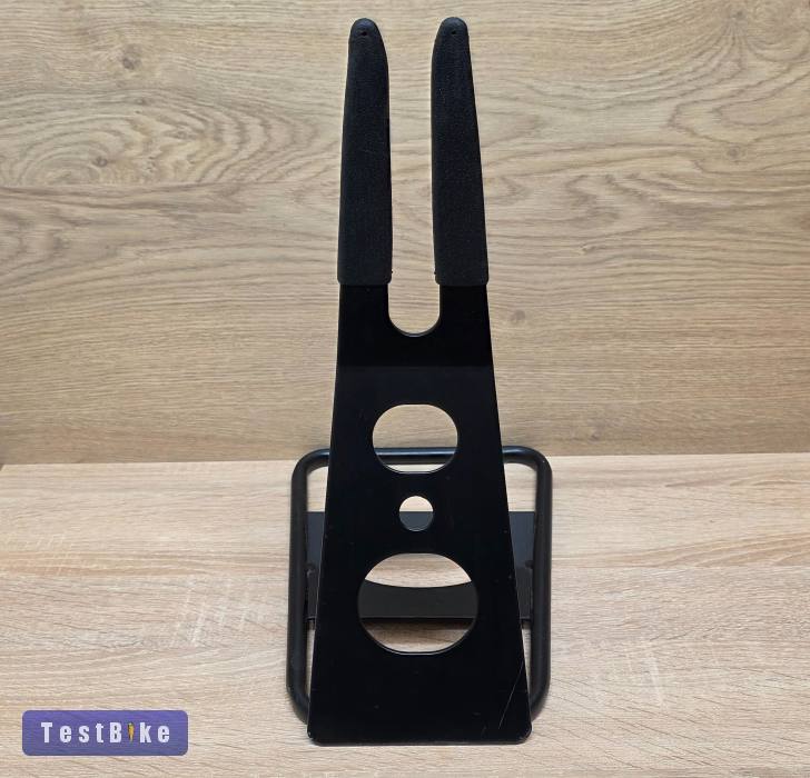 Szép áll.fekete fém erős kerékpártartó állvány eladó