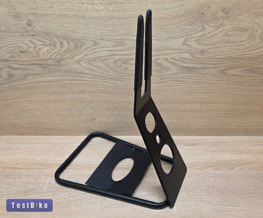 Szép áll.fekete fém erős kerékpártartó állvány eladó