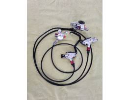 Formula R1 Racing Hydraulic Disc Brake Set Front and Rear