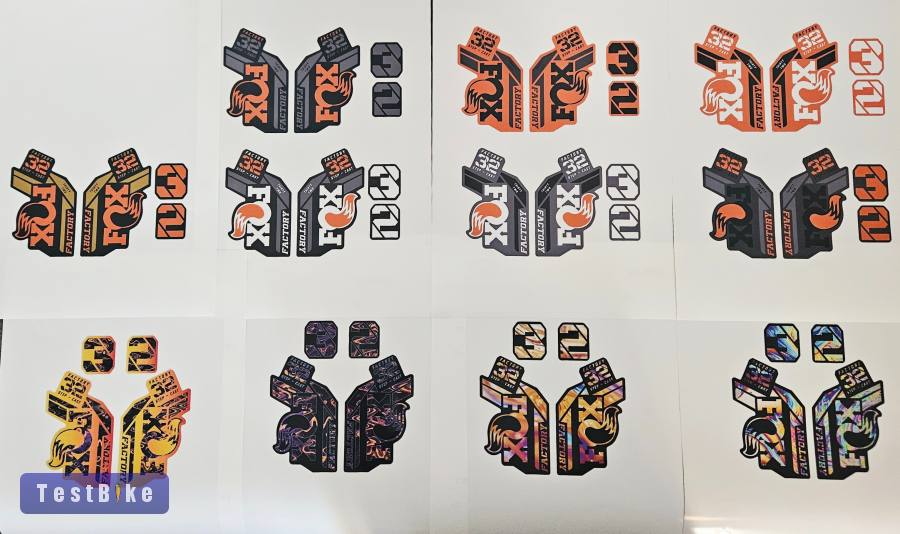 Fox 32 factory matricák