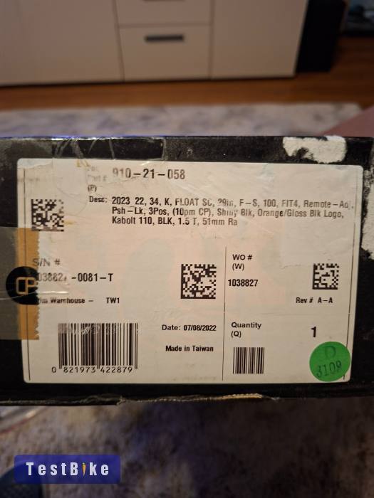 Fox 34 Float SC Factory FIT4 Psh-Lk 100mm 29" 