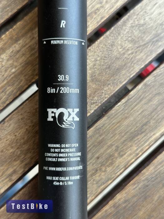 FOX Transfer 30.9 / 200 mm dropper friss szervíz 