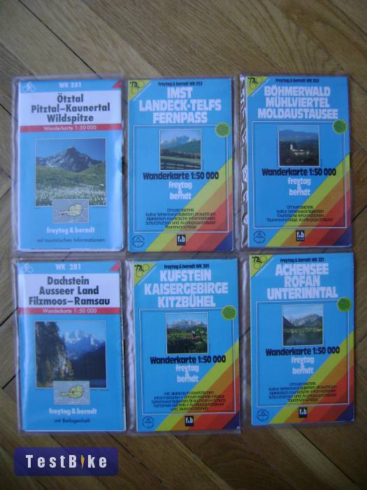 freytag&berndt turistatérkép gyűjtemény