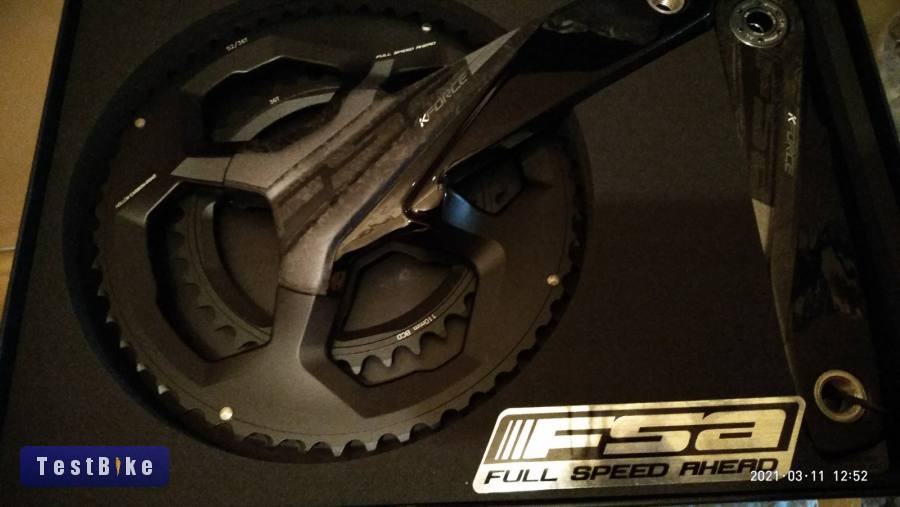 0 km - FSA K-Force 52/36 - 386 evo - 172.5mm