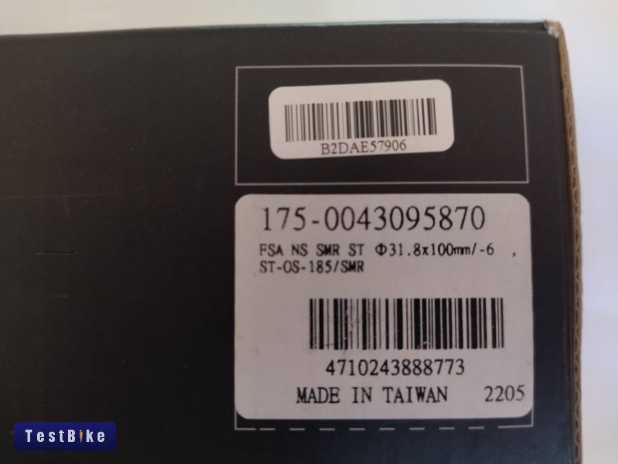 FSA NS SMR országúti vagy gravel stucni (kormányszár) 110 mm