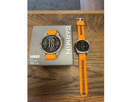 Garmin Fenix 8 Amoled 47mm zafír, titanium orange