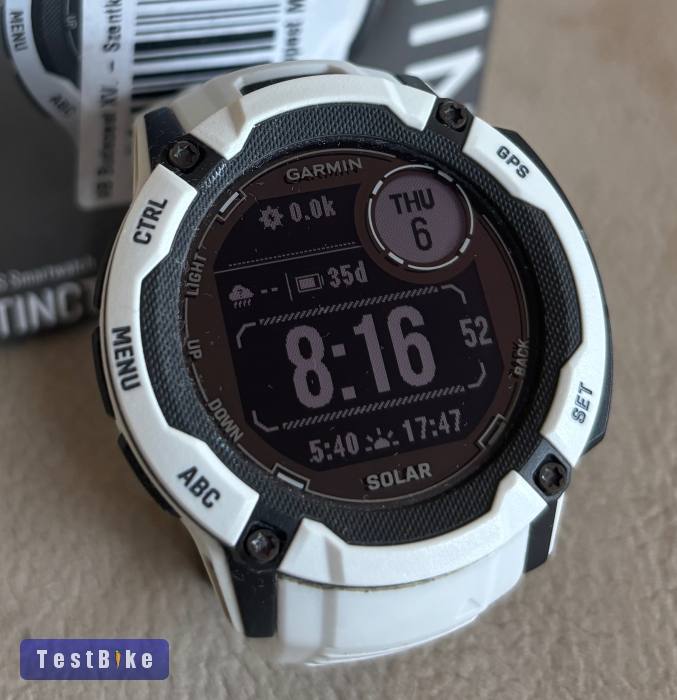 Garmin Instinct 2x Solar fehérkő