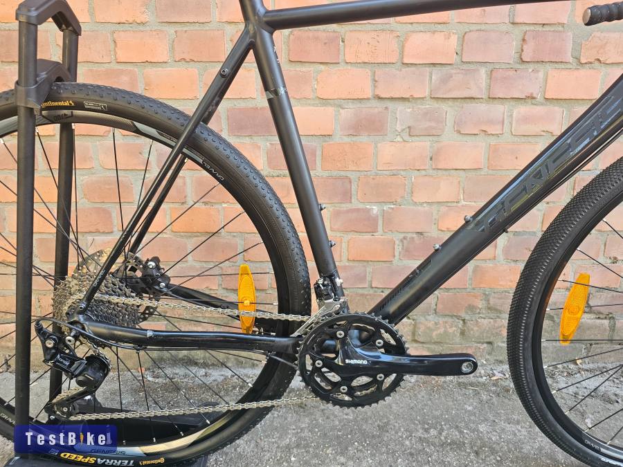Genesis Gravel 2x10 Shimano GRX 58 cm carbon villa hidro fék