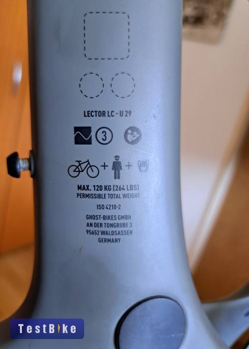 Ghost Lector SF LC mtb váz M-es kiegészítőkkel